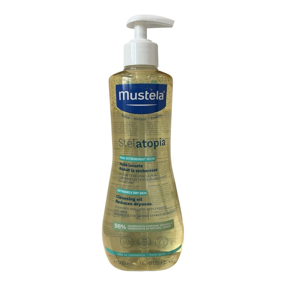 Mustela - Stelatopia Cleansing Oil (16.9 oz) - Extremely Dry Skin Baby